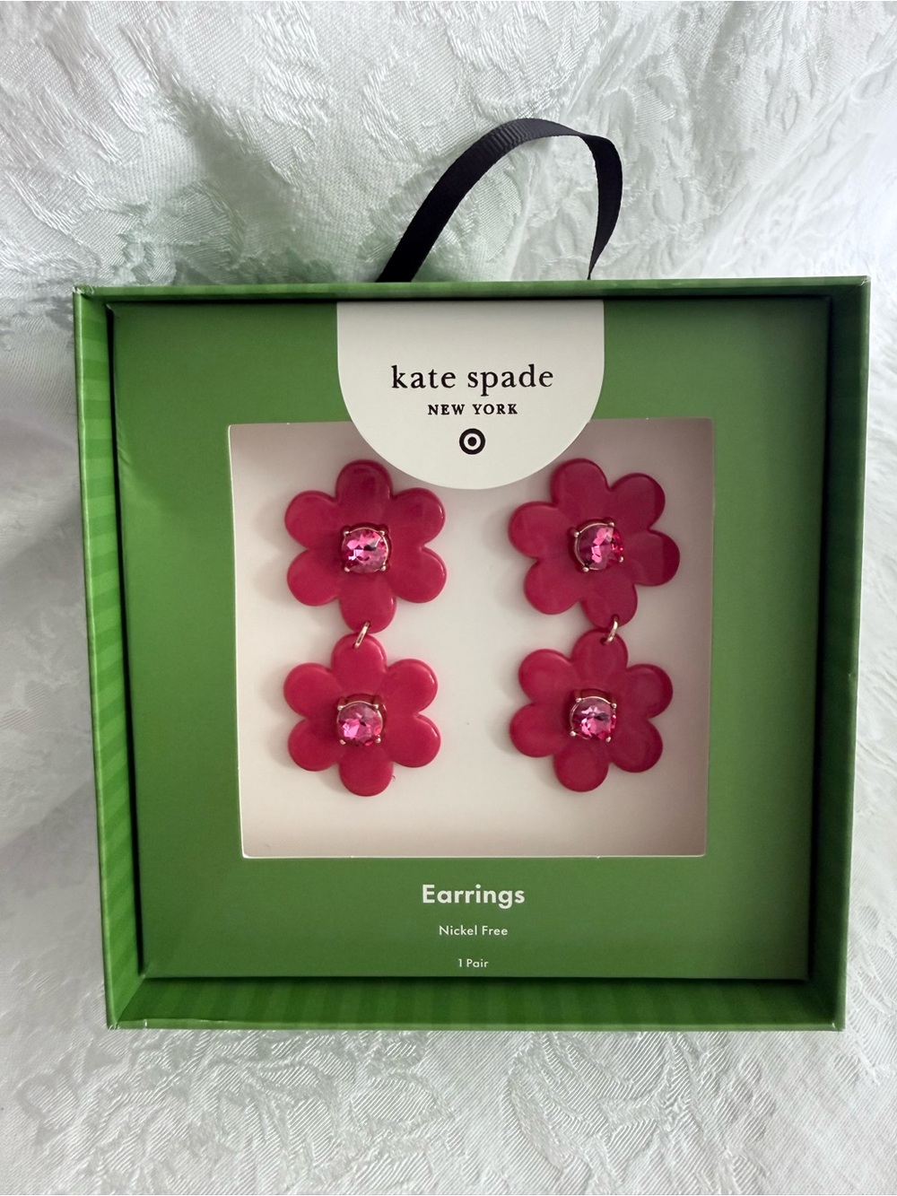 kate spade x Target Floral Linear Earrings